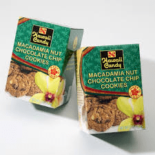 Hawaii Candy Macadamia Nut Chocolate Chip Cookies, 5 oz. - Leilanis Attic
