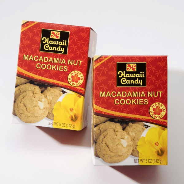 Hawaii Candy Macadamia Nut Cookies, 5 oz. - Leilanis Attic