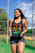 Hawaii's Finest T-Shirt - Womens Small HI FINEST, "Logo Drip Rasta" Women's Racerback Tank