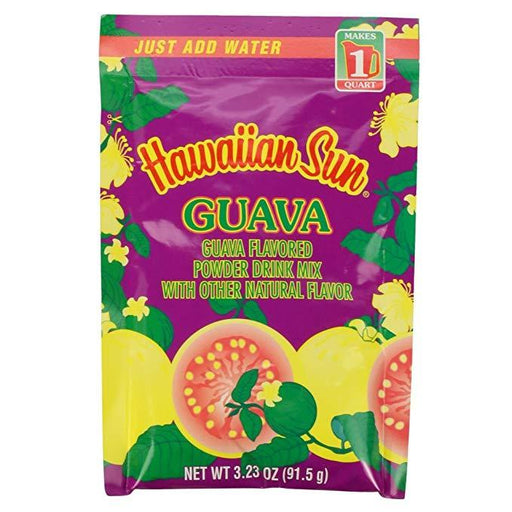 Hawaiian Sun Powdered Drink Mix, Guava Nectar, 3.23oz - Leilanis Attic