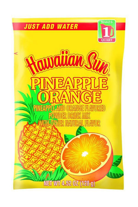 Hawaiian Sun Powdered Drink, Pineapple Orange, 4.16 oz - Leilanis Attic