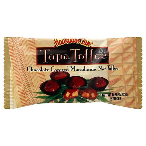 Hawaiian Sun Tapa Toffee Chocolate Covered Macadamia Nut 2 piece - Leilanis Attic