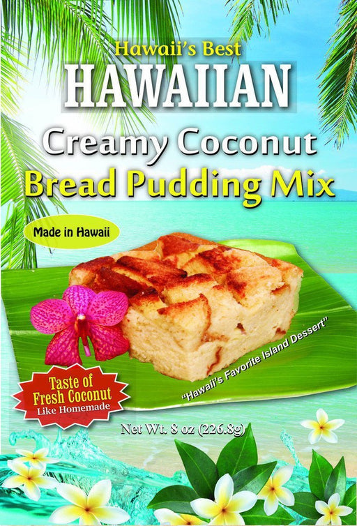 Hawaii’s Best - Creamy Coconut Bread Pudding Mix 8oz - Leilanis Attic