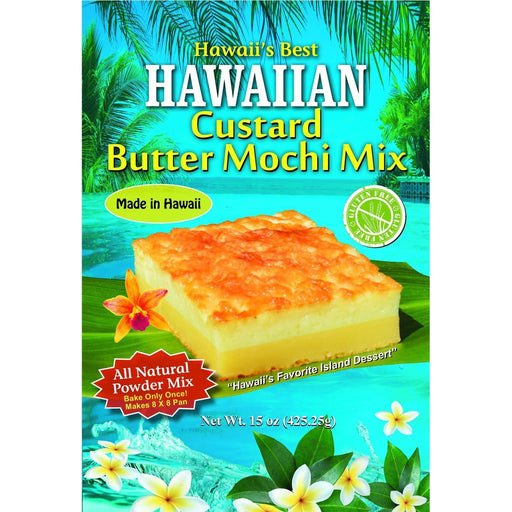 Hawaii’s Best - Custard Butter Mochi Mix 15oz - Leilanis Attic
