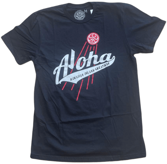 HIC "Aloha Blast", Black Men's T-Shirt - Leilanis Attic