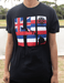 HIC Flag Hawaii, Black Men's T-Shirt - Leilanis Attic