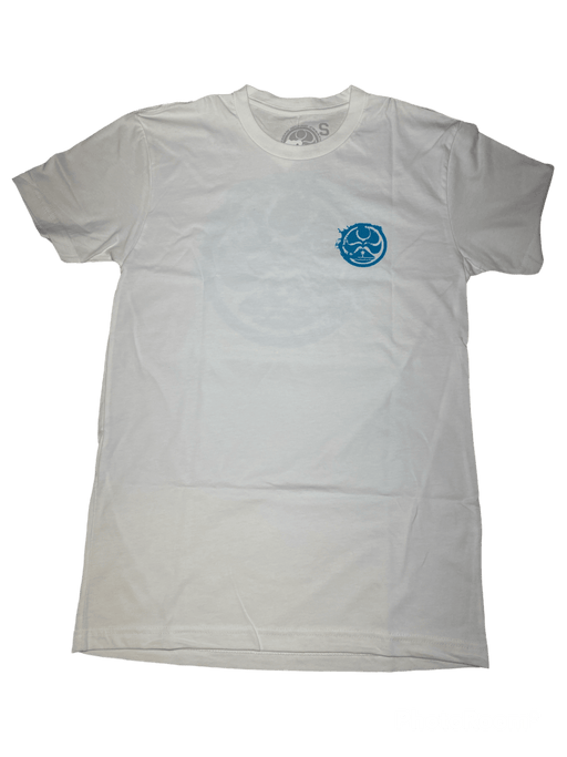 HIC "Liquid Split", White Short Sleeve Men's T-shirt - Leilanis Attic