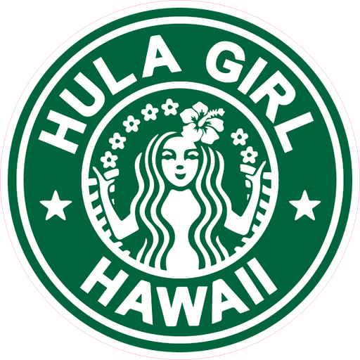 Hula Girl Hawaii Sticker - Leilanis Attic