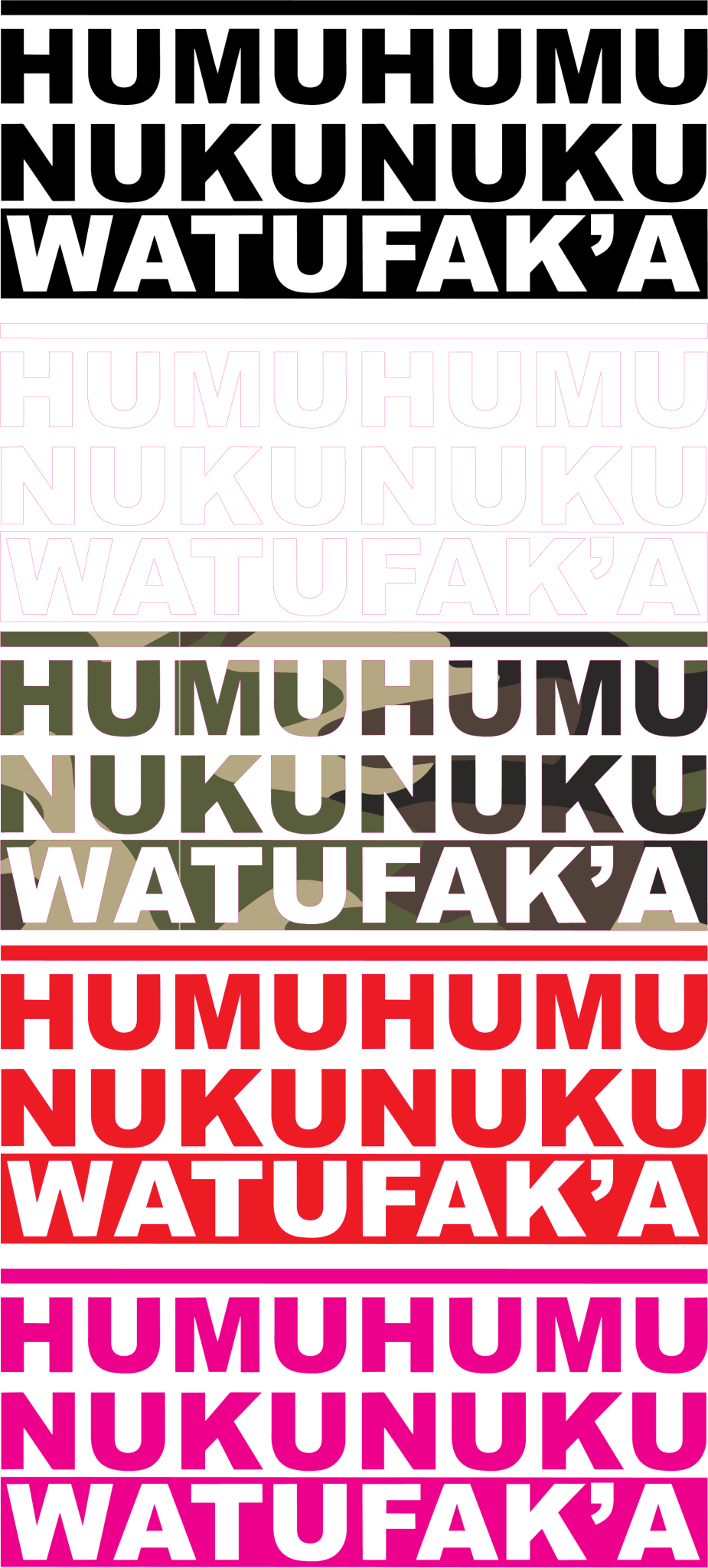 Humu Humu Sticker exclusive at Leilanis Attic