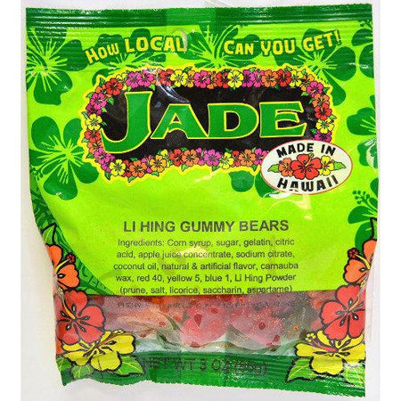 Jade LI HING GUMMY BEARS 3oz - Leilanis Attic