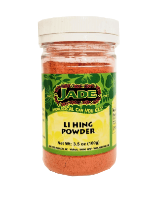 Jade Li Hing Mui Powder, 3.5 Ounce Shaker Bottle - Leilanis Attic