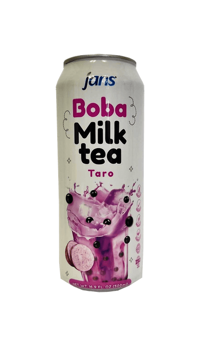 Jans Boba Milk Tea Taro 16.9oz - Leilanis Attic