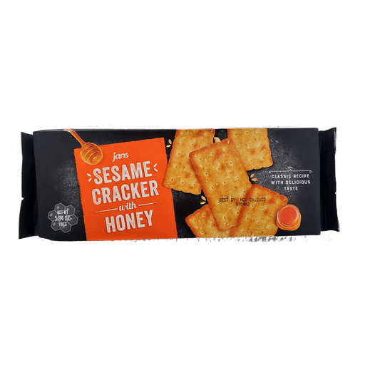 JANS Sesame Cracker with Honey 5.64oz - Leilanis Attic