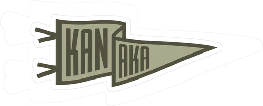 Kanaka Pennant Sticker - Leilanis Attic