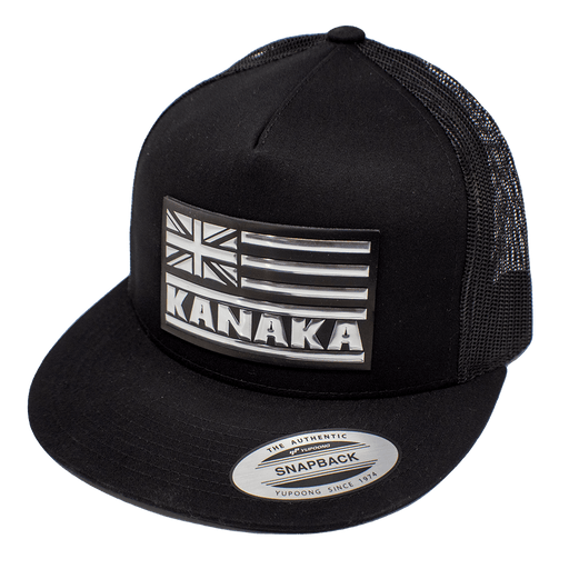 Kanaka Silver Metallic Snapback - Leilanis Attic
