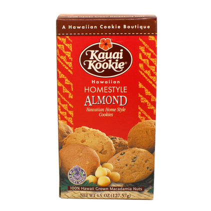 Kauai Kookie Almond Hawaiian Home Style Cookies - Leilanis Attic