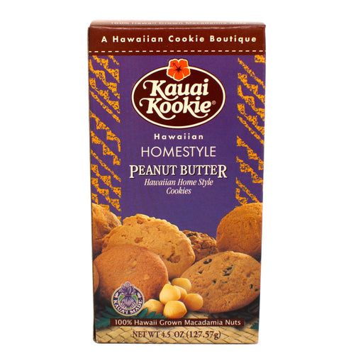 Kauai Kookie Peanut butter Hawaiian Home Style Cookies - Leilanis Attic