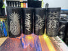 Laser Engraved Aloha Pineapple Flask - Flask - Leilanis Attic