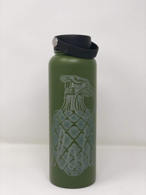 Laser Engraved Aloha Pineapple Grenade Flask - Flask - Leilanis Attic