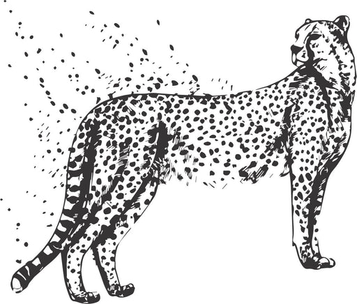 Laser Engraved Cheetah Flask - Flask - Leilanis Attic