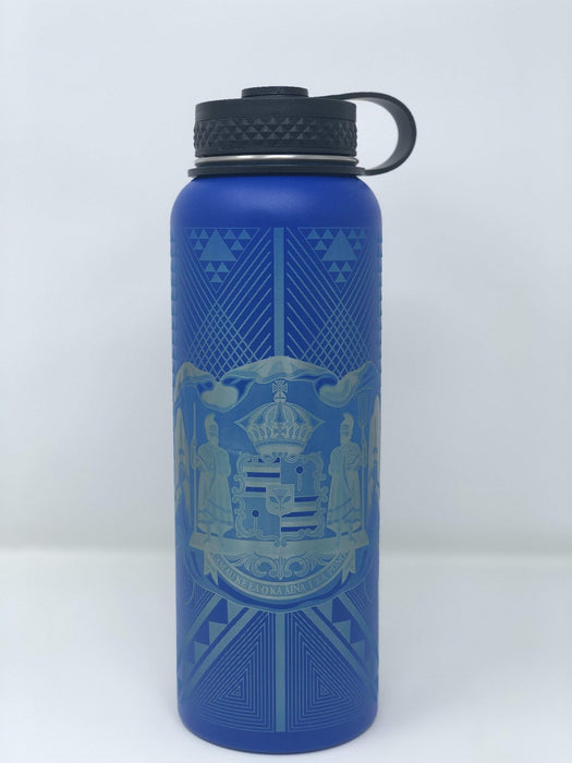 Laser Engraved Coat of Arms Flask - Flask - Leilanis Attic