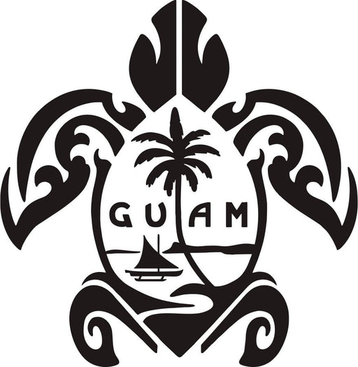 Laser Engraved Guam Turtle Flask - Flask - Leilanis Attic