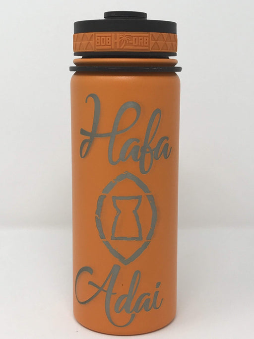 Laser Engraved Hafa Adai Latte Stone Flask - Flask - Leilanis Attic