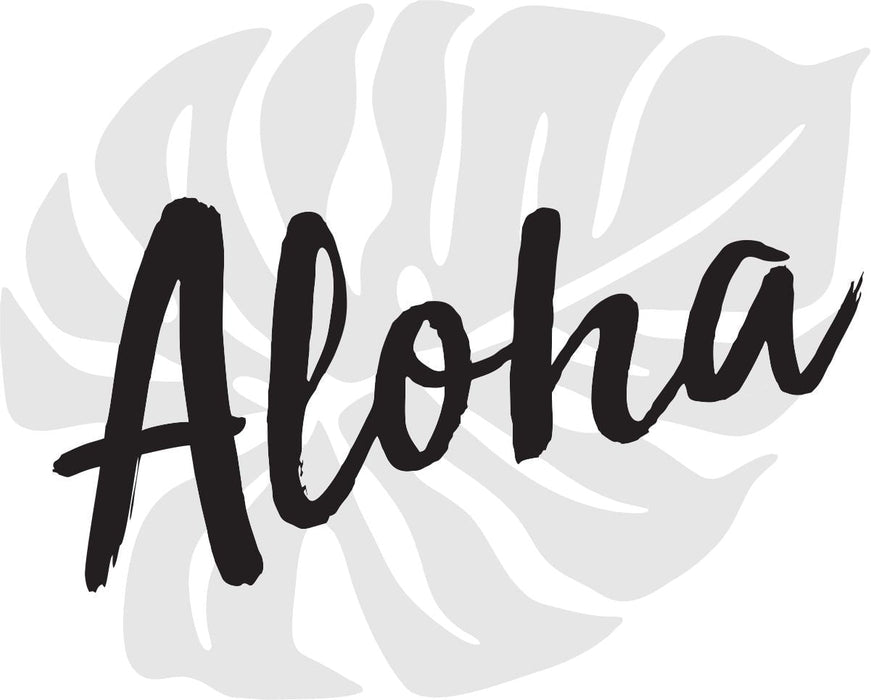 Laser Engraved Monstera Aloha Seal Flask - Flask - Leilanis Attic