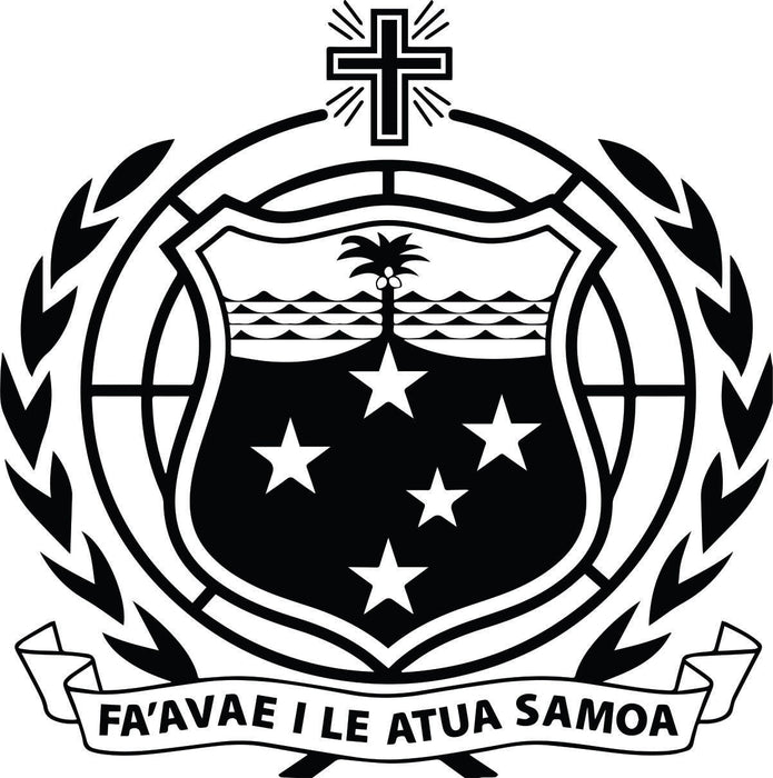 Laser Engraved Western Samoa Seal Flask - Flask - Leilanis Attic
