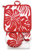 Madden Household Goods Kitchen Set Hibiscus Floral Red