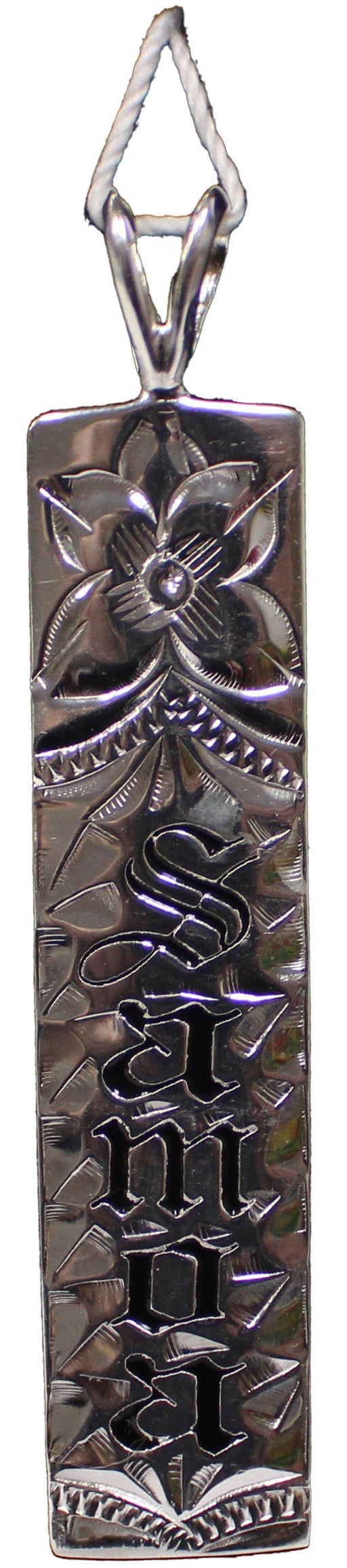 Parra Jewelry Sterling Silver 10mm Samoa Pendant, Black Enamel